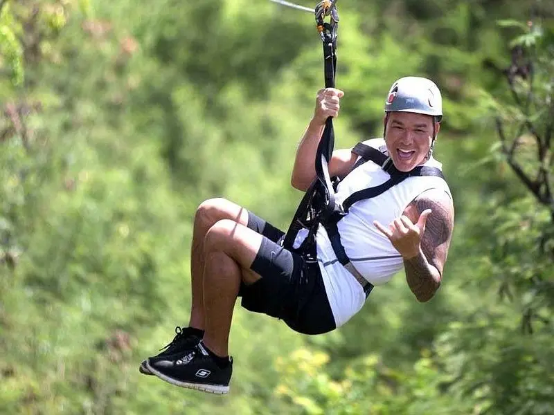 3 Zipline Adventure (Optional Waikiki Shuttle for 10am Tour) on Oʻahu
